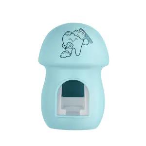 Automatic toothpaste squeezing device set wall hanging free punching toothpaste toothbrush rack toothpaste rack lazy squeeze art: 8