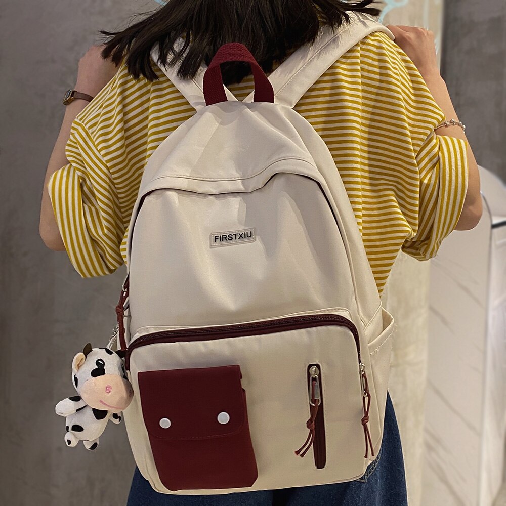Harajuku Lady Kawaii plecak fajne kobiety śliczna torba szkolna dziewczyna studentka plecak Laptop kobieta książka Preppy torby Trendy nowość