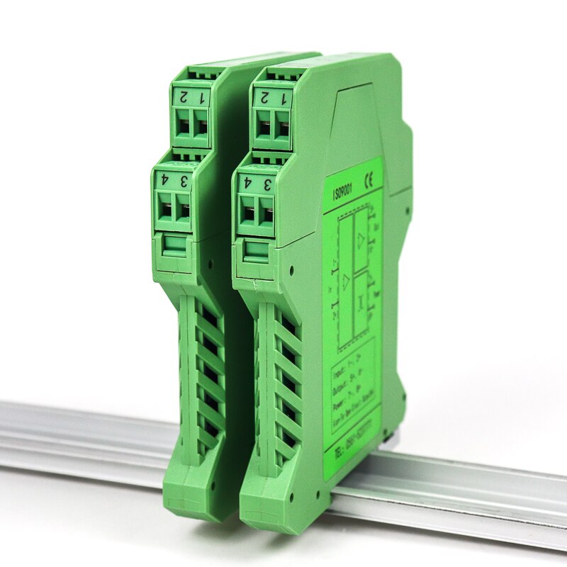 PT100 to 0-10V temperature converter 0-5v thermal resistance signal isolator 1 in 2 out