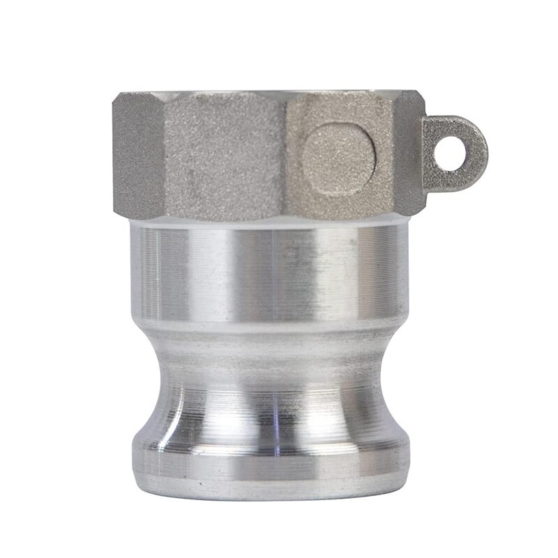 2Pcs Camlock Fittings Aluminum Cam Lock Fittings Type A Cam and Groove Hose Fitting Male Adapter Female NPT Thread