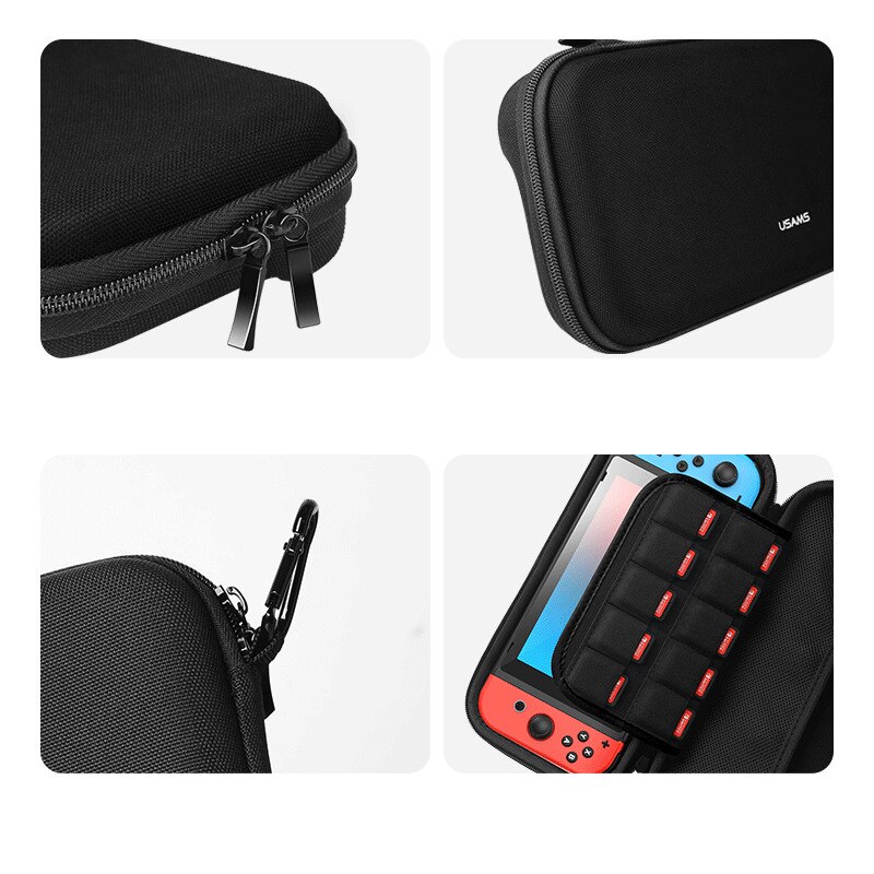 Interruptor saco de armazenamento console do jogo portátil capa escudo caixa de transporte à prova dwaterproof água para nintendo switch e lite acessórios