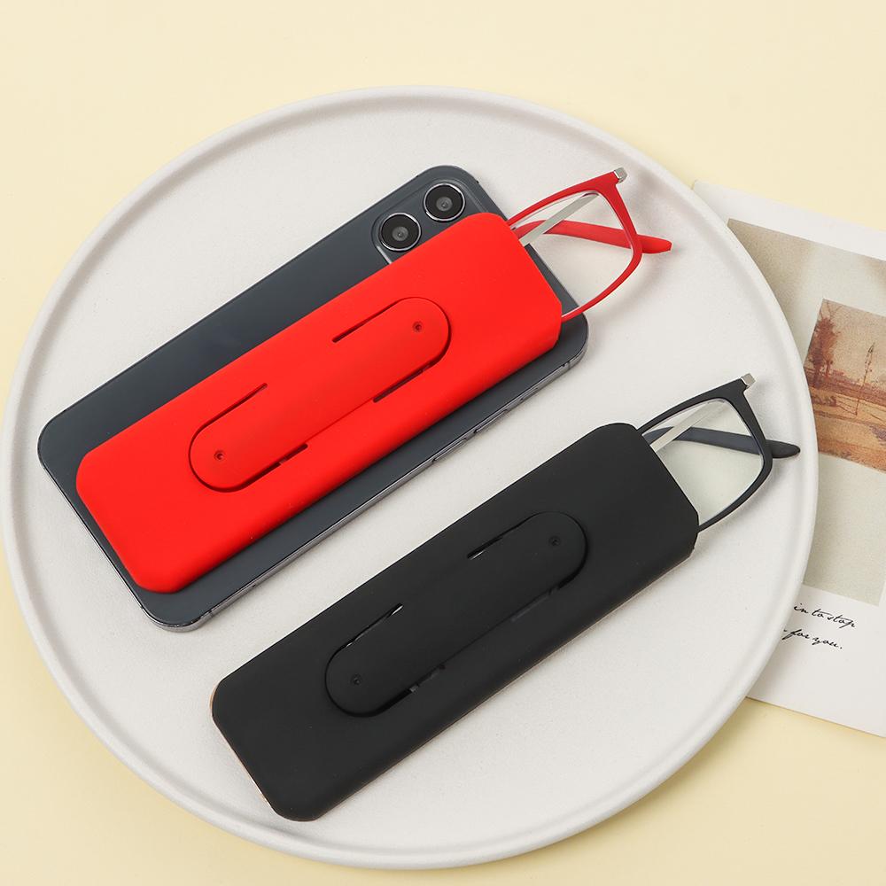 Ultradunne Leesbril Mannen Anti Blauw Licht Brillen Vrouwen Mobiele Telefoon Houder Ultralight Vierkante Recept Bril