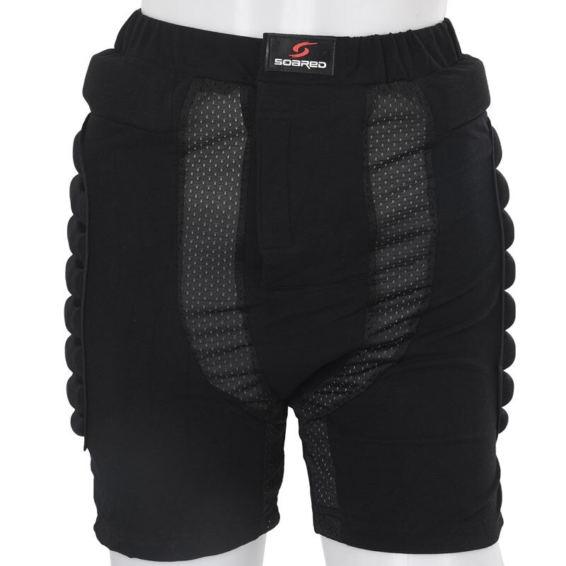 Super sell-pantalones cortos protectores de cadera para exteriores Skate Snowboard Pants, negro L