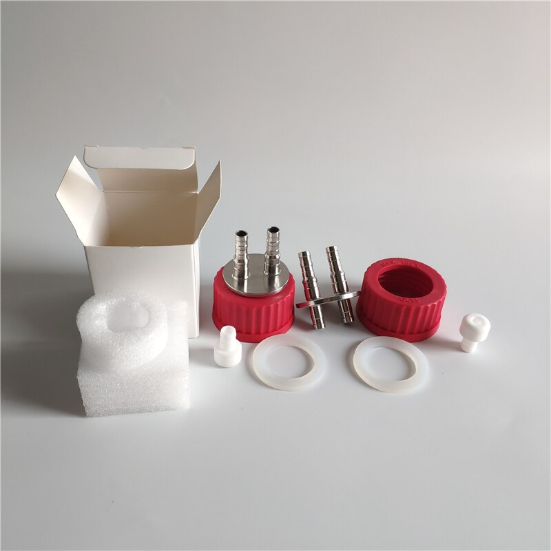 500ML Amber Biological Anaerobic Reaction Bottle fermentation flask 500ml amber glass reagent reaction bottle