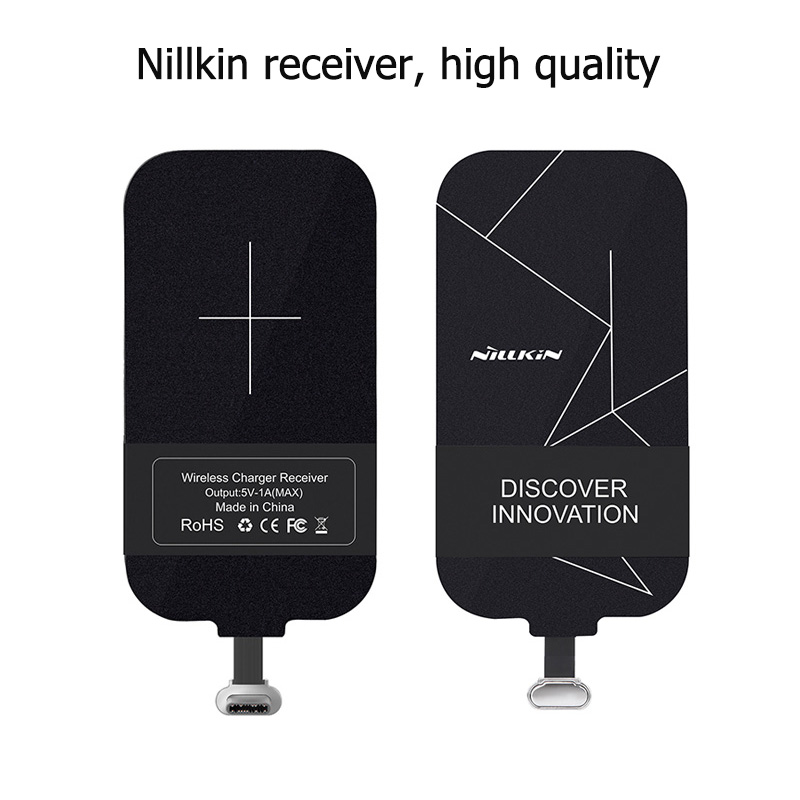 Qi Draadloos Opladen Adapter Voor Samsung Galaxy A12 A22 A32 A42 A52 A72 4G 5G Draadloze Oplader + usb Type-C Ontvanger