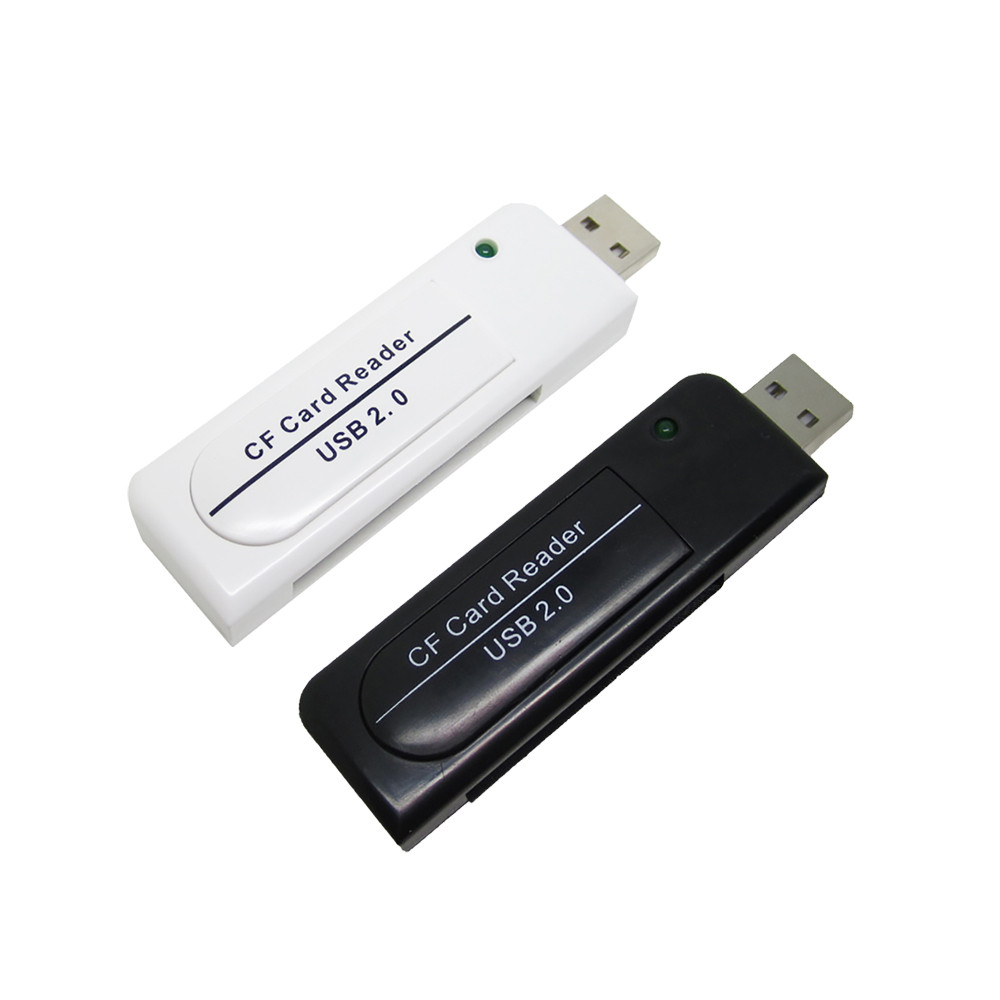 Hoge Snelheid USB2.0 Cf Kaartlezer Compact Flash USB2.0 Kaartlezers Voor Machine Tool Pc Computer Laptop