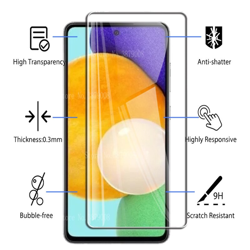 Camera Beschermende Glas Voor Samsung A52 5G Case Voor Samsung Galaxy A52 Een 52 52a Gehard Glas Samsun Galaxi a52 Telefoon Cover