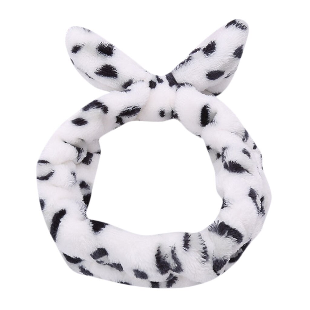 Bandeau élastique avec nœud papillon pour femmes, accessoires pour cheveux, maquillage, mignon, torsadé: A