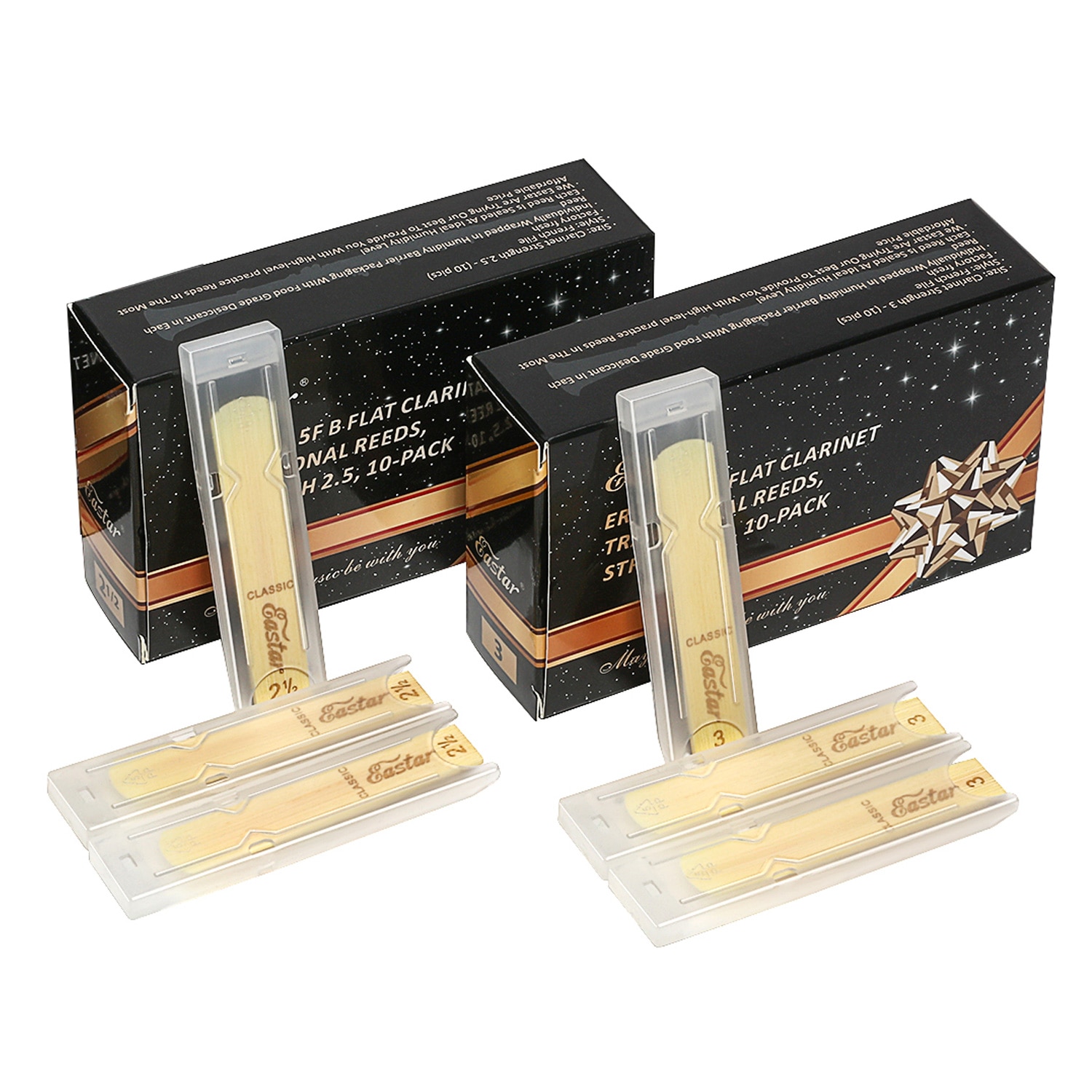 Professionele 10 pcs Traditionele Bb Klarinet Sterkte 2.5 3.0 Individuele Riet Houtblazers Instrument Accessoires