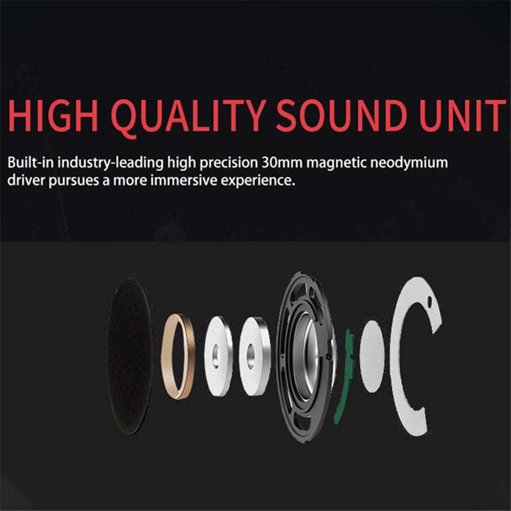 USB Headphones Bluetooth Physical Noise Reduction Headsets Stereo Sound Earphones for Phone PC Gaming Earpiece on Head