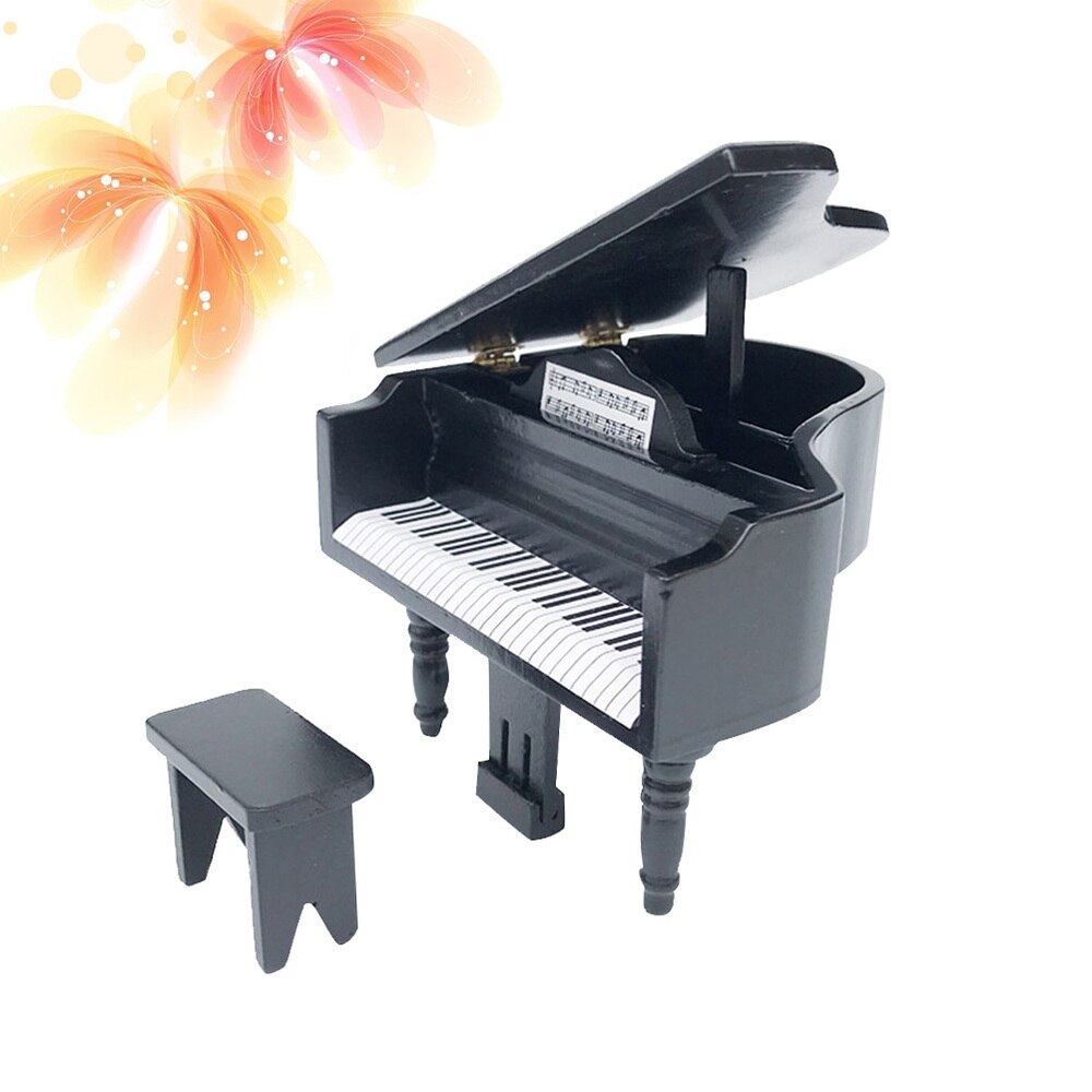 Mini Muziekinstrumentornamenten 20cm Hoge Rode Miniatuur