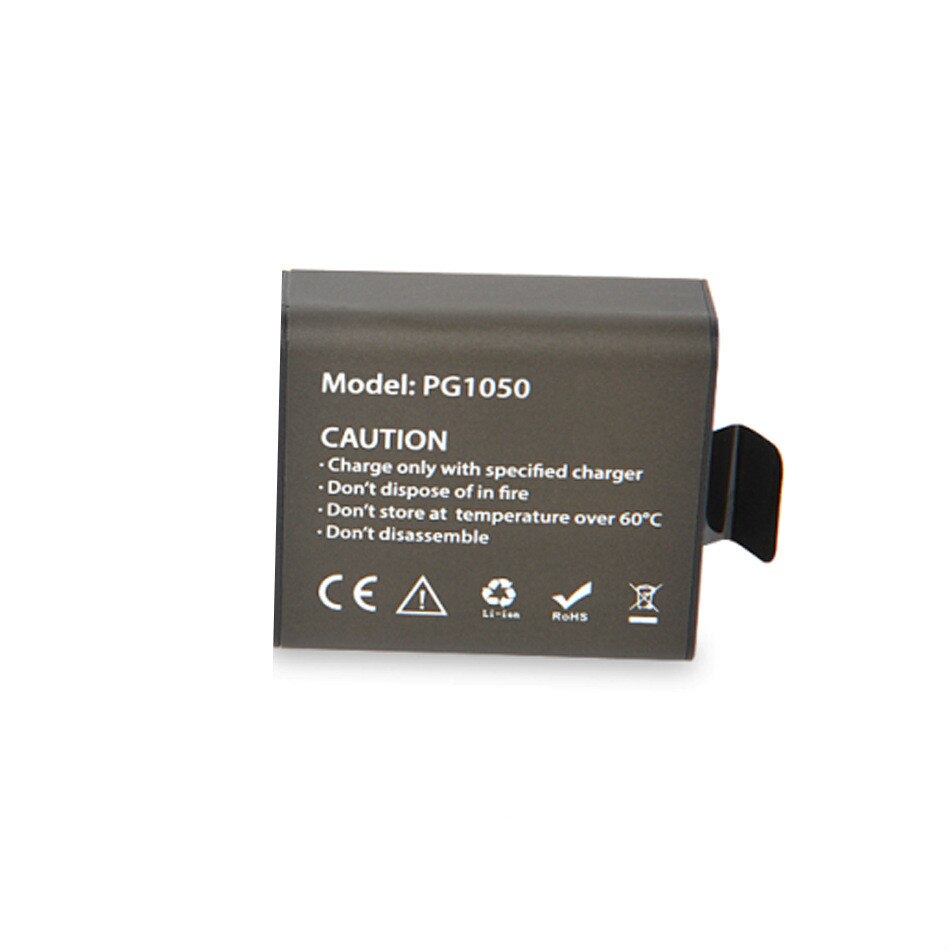 GTF 3,7 V PG1050mAH batería para EKEN Cámara de Acción H9 H9 H3 H3R H8PRO H8R H8 pro SJ4000 SJCAM SJ5000 m10 SJ5000X batería de recarga