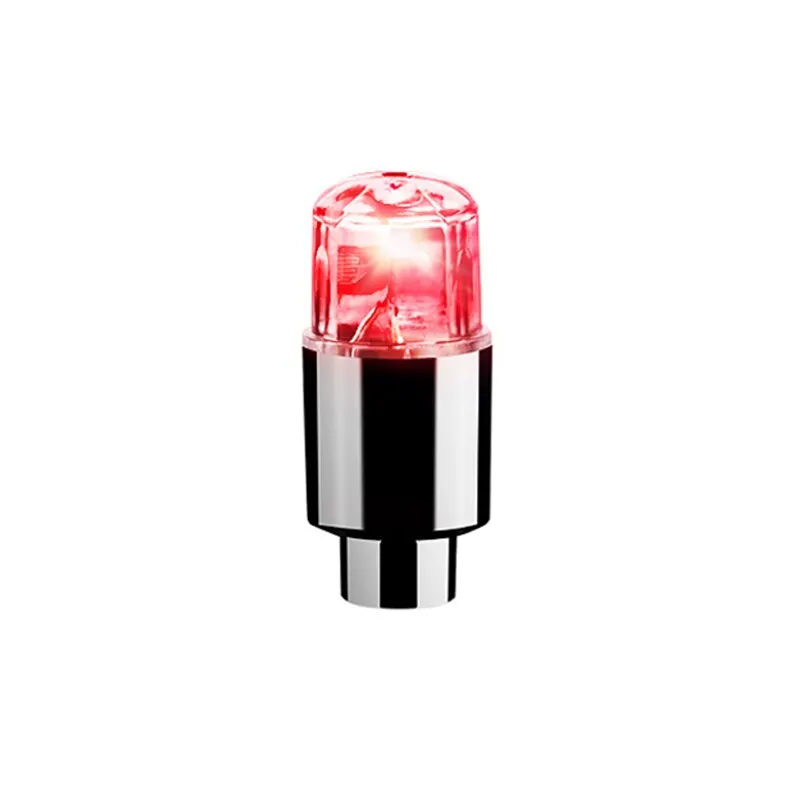 Auto Hub Umgebungslicht Fahrrad LED Reifen Lichter Universal- Auto Neon- Lampe Ventil Abdeckung Lichter Reifen Bunte Blinkende Glühbirne Dekoration: Gelb weiß / Typ1