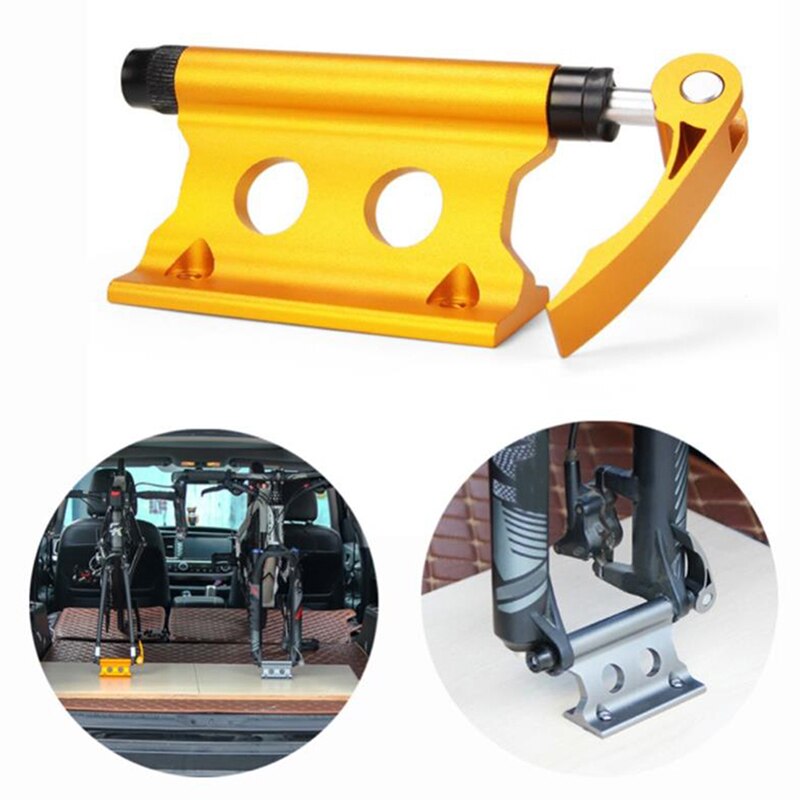 Bike Fork Mount Bicycle Truck Bed Roof Bike Rack Bike Fork Mount Block Truck Mount for MTB Road Bike