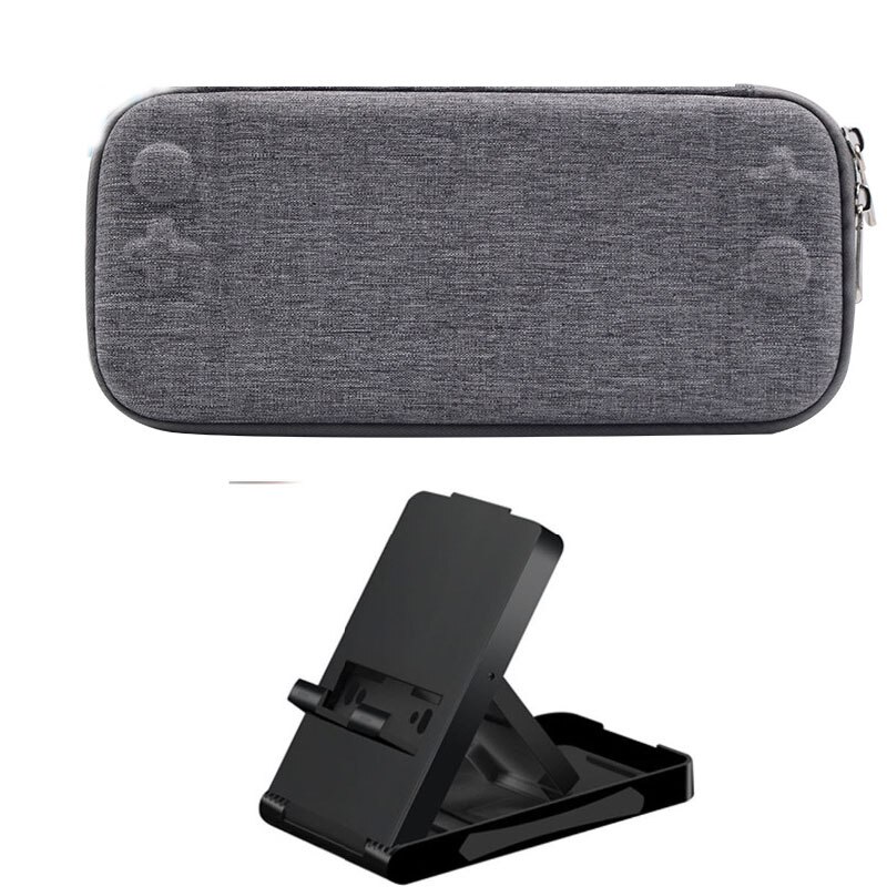 Bolsa dura de almacenamiento con de concha para Nintendo Switch, bolso de viaje, funda protectora para consola de Switch NS, color gris