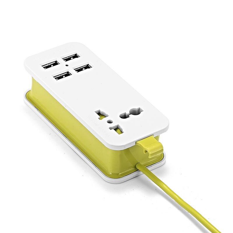 US Japan Plug Extension Socket Outlet US CHN Travel Power Strip Surge Protector With 4 USB 5V 2A Smart Phone Charger Wall