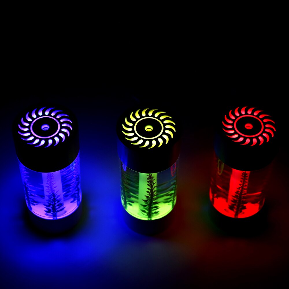 3 in 1 lavendel luftfugter æterisk olie diffuser aroma lampe led nat lys usb blæser aromaterapi bil luftfrisker