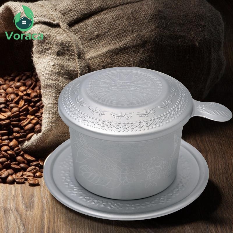 Aluminium Vietnam Koffie Druppelaar Filter Koffiezetapparaat Draagbare Gesneden Verfijnd Zhongyuan Ijs Koffie Filter Druppelen Pot