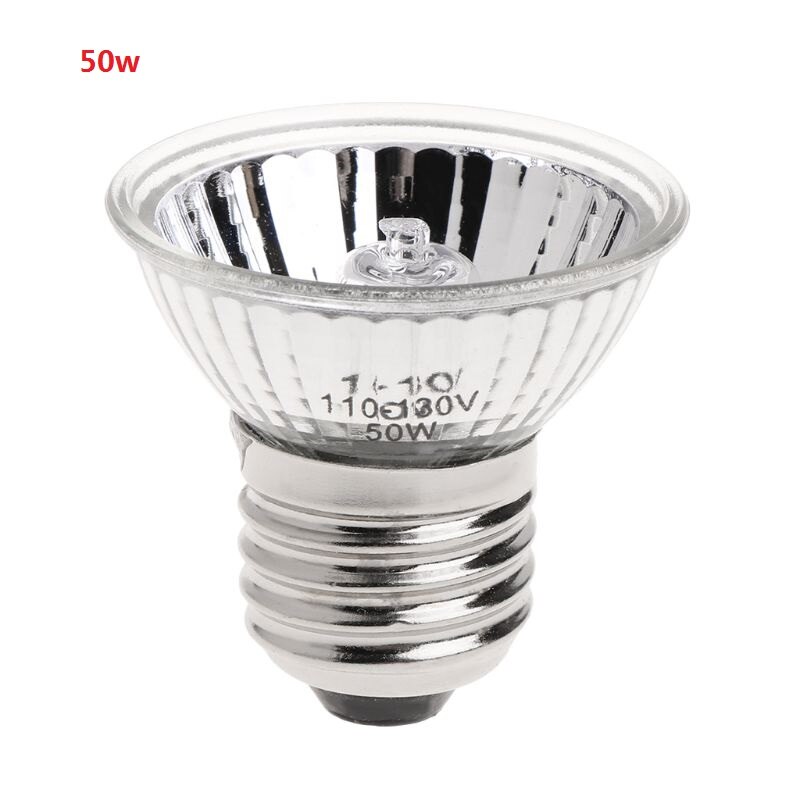 Reptile Bask Back Light 110V US Turtle Warming Lamp Full Spectrum UVA UVB Ultraviolet Bulb Low Consumption Pet Products 25/50/75: 50w