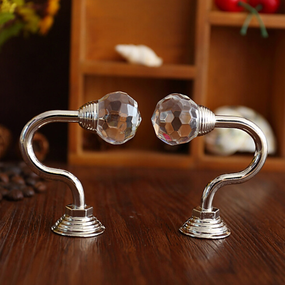 2 stk vægmonteret gardinholder gardinbøjle krog vægspænde rustik skab skuffespændehåndtag