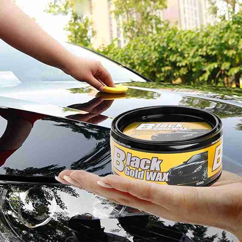 Cera per auto nera manutenzione auto riparazione graffi lucidatura riparazione cera super impermeabile per graffiare pulizia dura vernice cera auto T M9D7