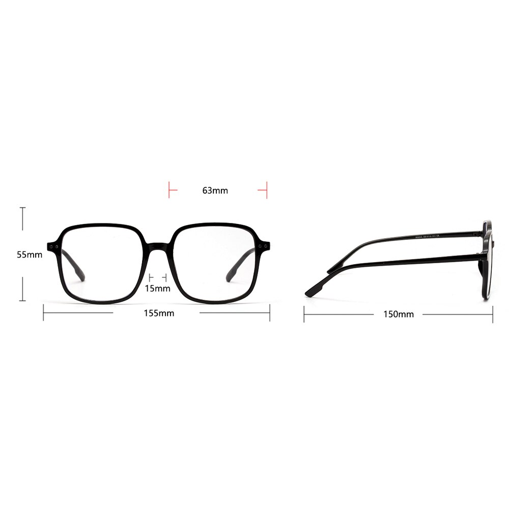 Peekaboo big blue light glasses for computer eye protection eyewear frames men square retro rivets transparent green