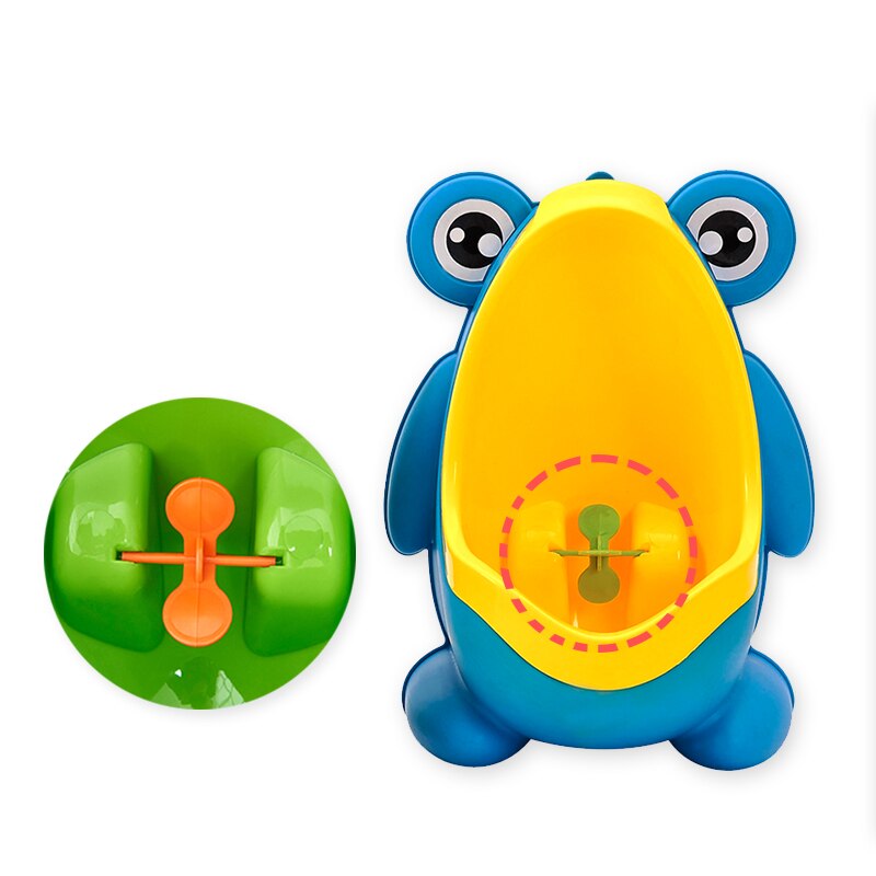 Frog-orinal de baño para bebé, orinal de entrenamiento para niños, inodoro infantil, orinal de viaje montado en la pared