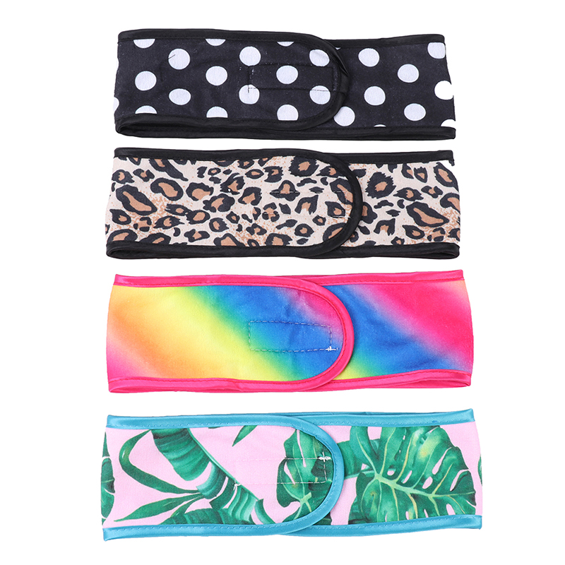 Bandeau de maquillage large et réglable, extensible, pour Salon de coiffure, SPA, pour le visage, serviette, bonnet de douche, accessoires de maquillage