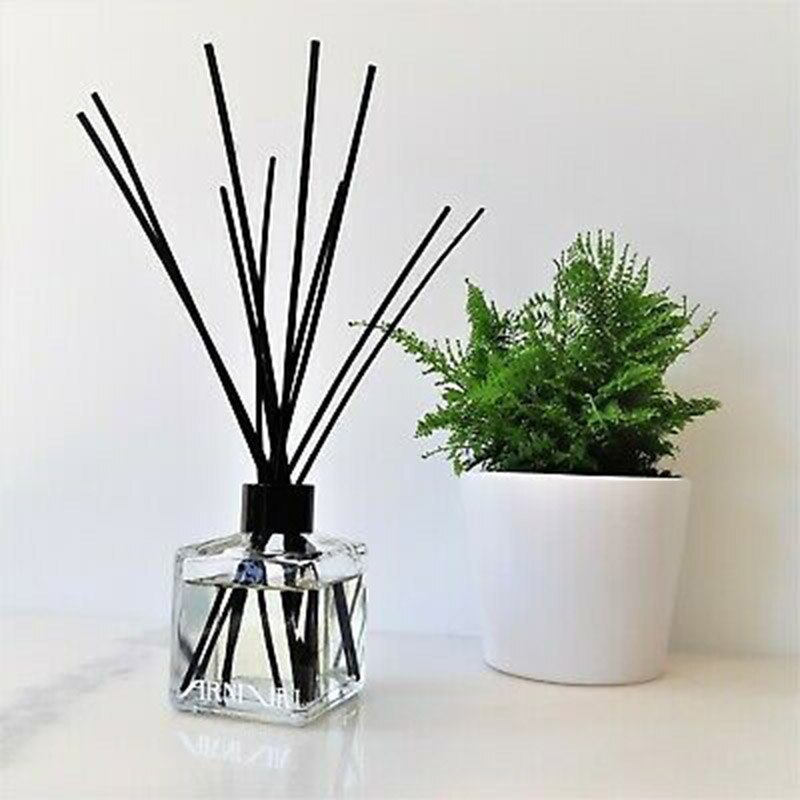 100Stck Schwarz Diffusor Aromatischen Rattan Schilf Ersetzen Duft Diffusor Öl W/Stäbchen Aroma Stöcke Für Heimat Dekoration