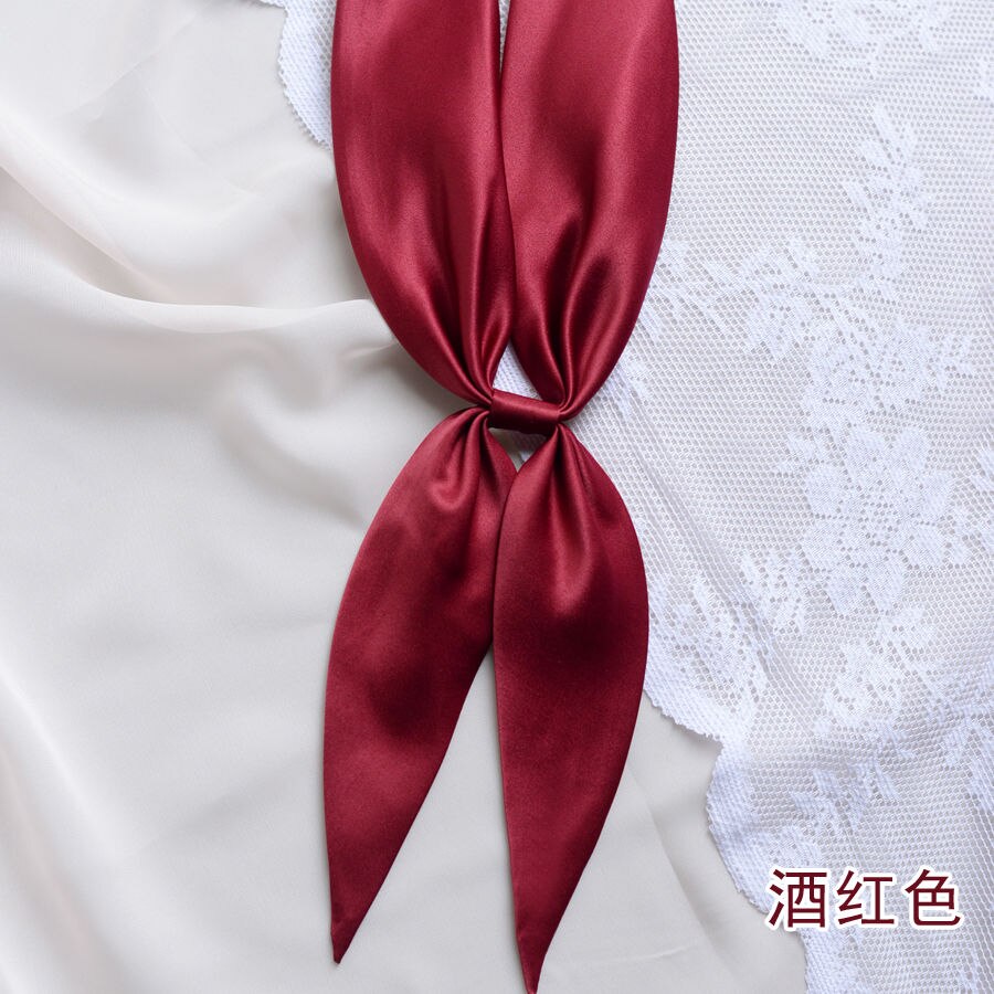 Pure color goldfish knot bow tie sailor suit collar flower JK Japanese uniform Kanto brocade college style: 3