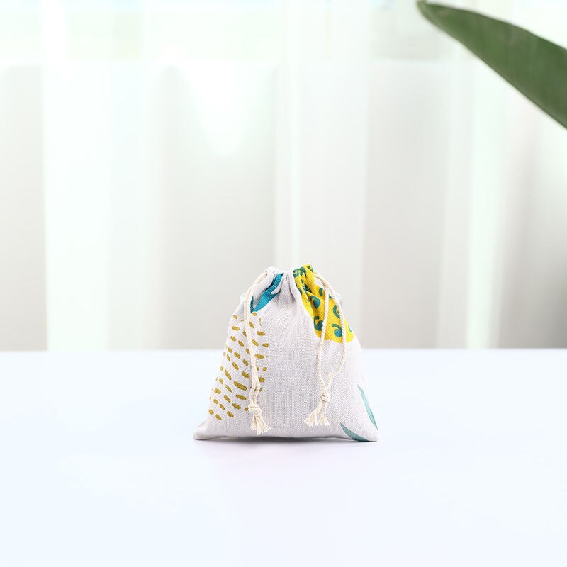 Koord Tassen Mooie Vruchten Gedrukt Harajuku Eenvoudige Canvas Kleurrijke Pouches Mode Vrije Tijd Vrouwelijke Tas: 1pineapple