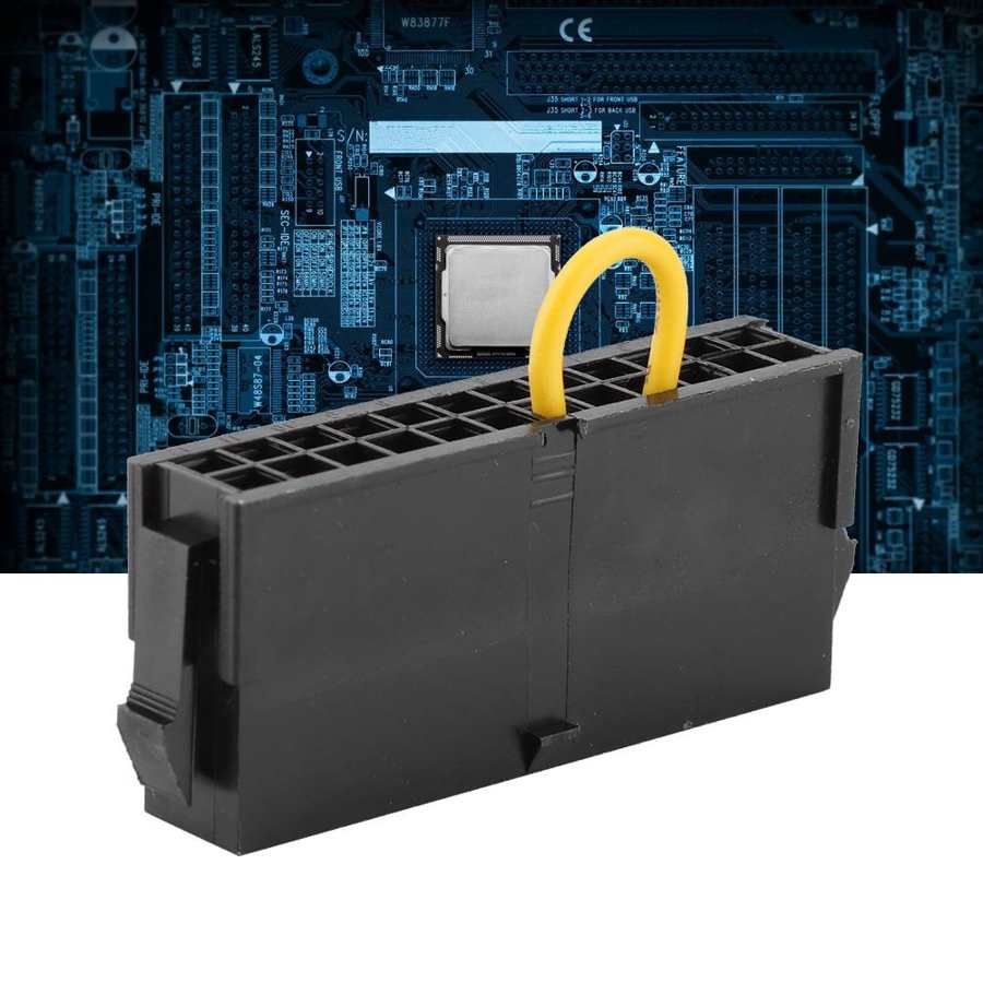 Nowy 24Szpilka zasilacz ATX zasilania rozrusznika moduł 20 + 4 Szpilka zasilacz ponowne uruchomienie złącze robić koparka BTC