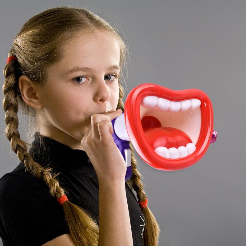 Kid Handheld Voice Changer Luidspreker Speelgoed Grappig Creativiteit Variabele Geluid 3 Modus Educatief Vocale Willekeurige kleur