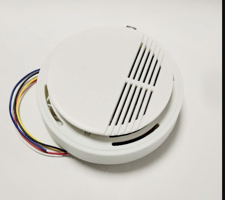 360 Degree Wired Smoke Alarm Networking Smoke Detector 12V Smoke Detector Linkage Alarm Host