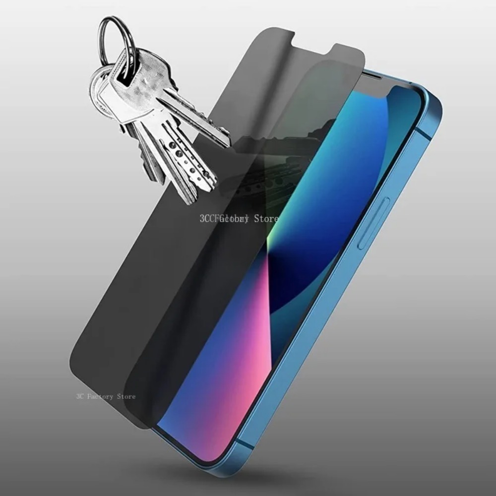 2Pcs Privacy Screen Protector For IPhone 14 Pro Max 12 13 Mini 15 Plus Tempered Glass For IPhone 11 Pro Max 7 8Plus XR XS Max