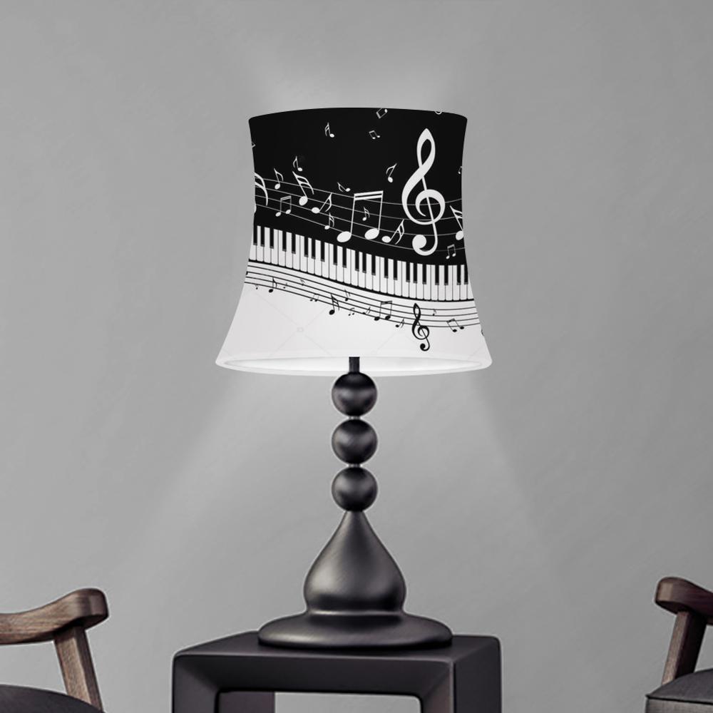 The Music Notes – abat-jour mural en tissu lavable, moderne, abat-jour de Table, de sol: L5553HSL