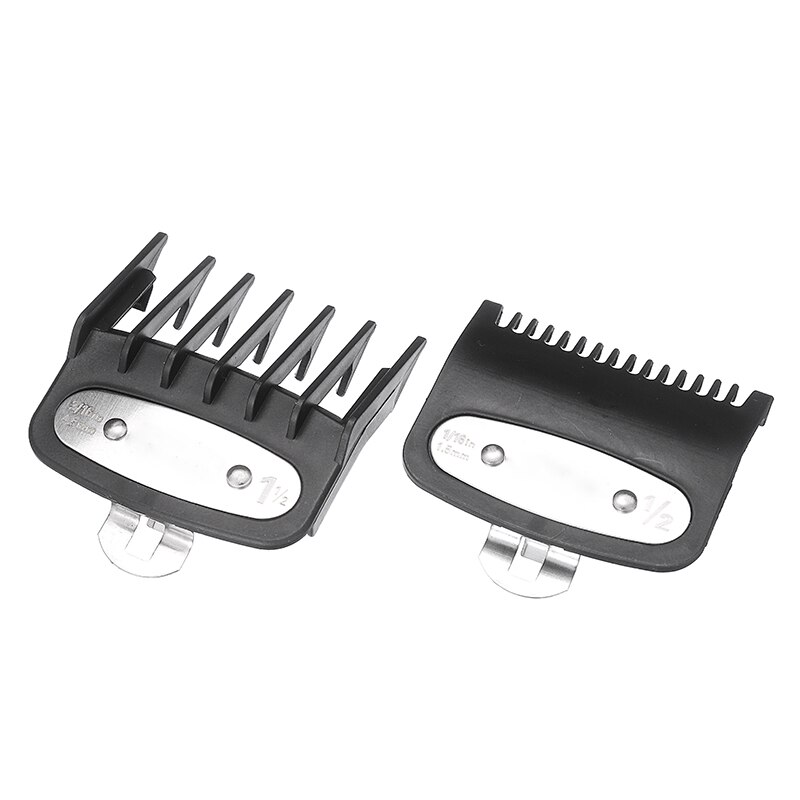Guía para cortadora de pelo Wahl, peine de límite de corte, Juego de 2 uds., protectores estándar, piezas de fijación, cortapelos eléctricos, accesorios