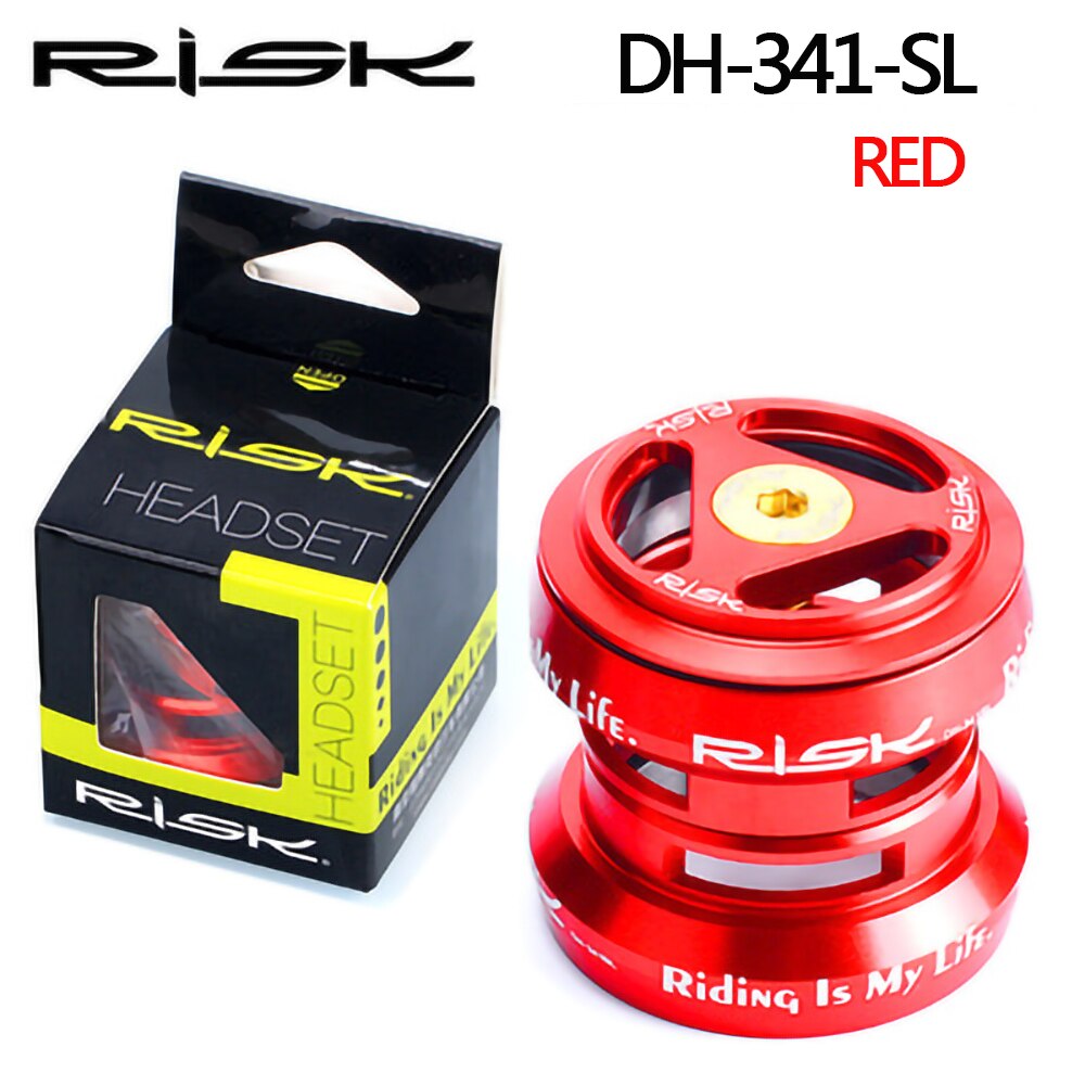 DH-341 de vélo de route de montagne de risque/DH-341SL 34mm casque de tasse externe pièces de tête de Tube de droite de vtt en Aluminium 28.6mm: DH-341SL