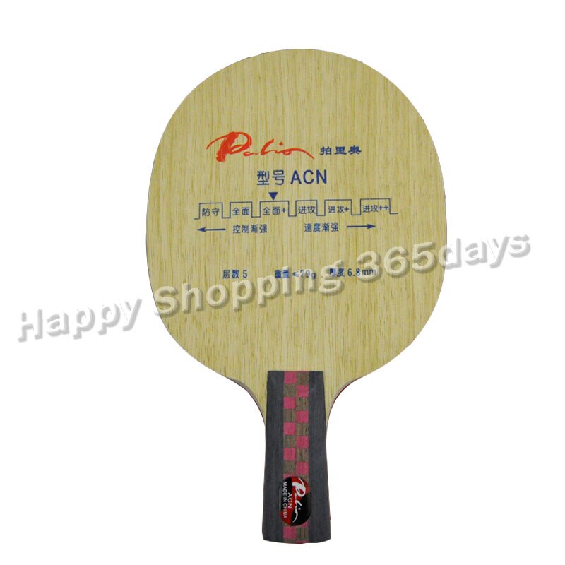 Originele Palio ACN puur hout tafeltennis blade alle ronde tafeltennis rackets racket sport indoor sport snelle aanval lus