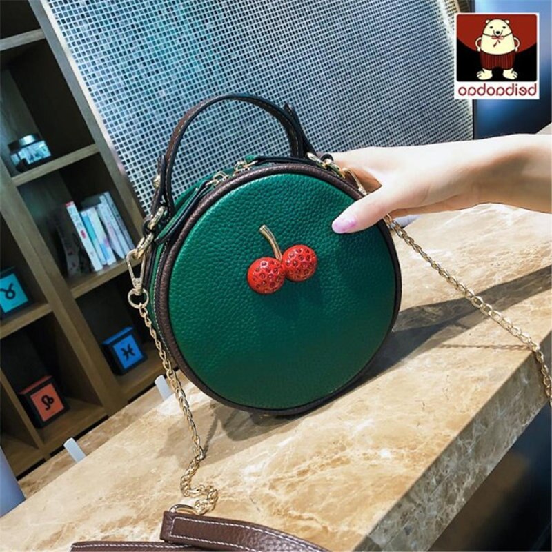 Beibaobao pu leren schoudertassen voor dames, ronde mini-schelptas, crossbodytas voor schattige tienermeisjeshandtas