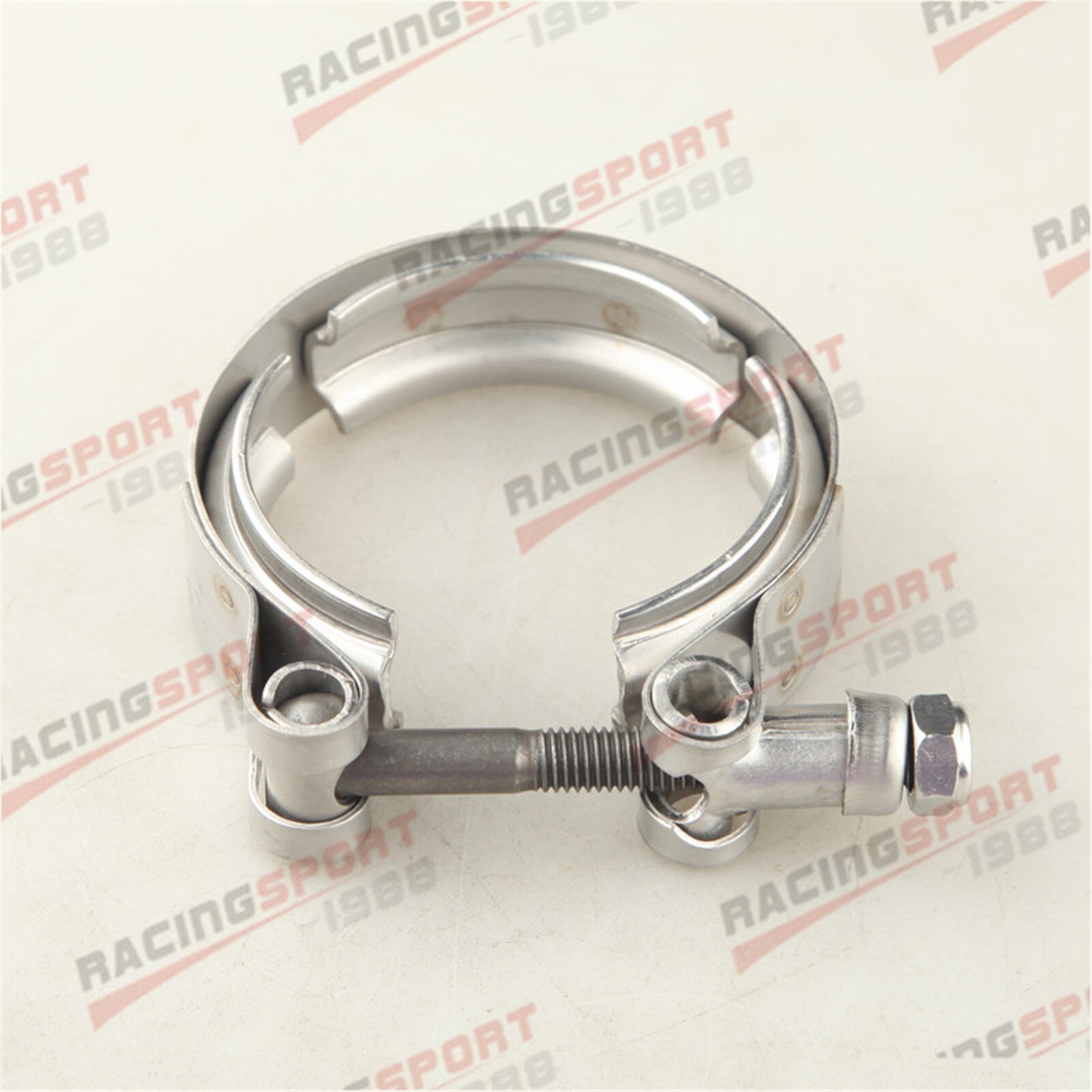 2" Inch SS V Band Clamp &amp;CNC Mild Steel Self Aligning Male/Female Flange Kit