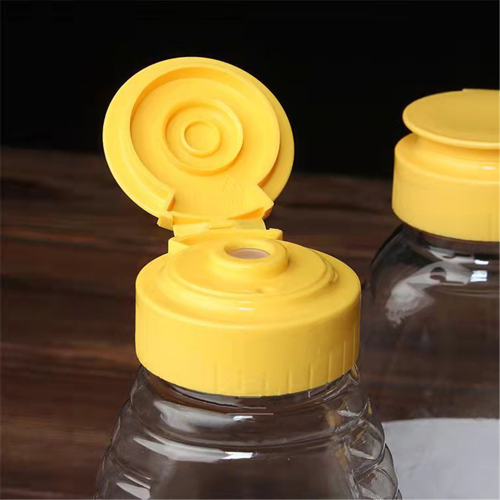 8 Pack 150ML Food Grade Honey Container Honey Squeeze Bottle With Leak Proof Flip-Top