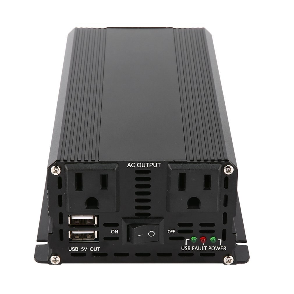 Car Solar Power Inverter DC 12 to AC 230V Modified Sine Wave Converter US type Overload Protection Sine Wave Converter