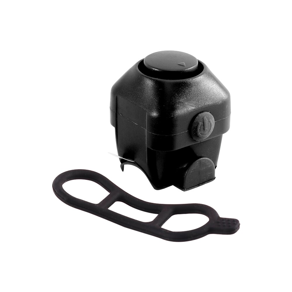 Sonnette puissante pour vélo électrique 130 dB, klaxon à fixer au guidon, accessoire d'avertissement sonore pour les cyclistes: black