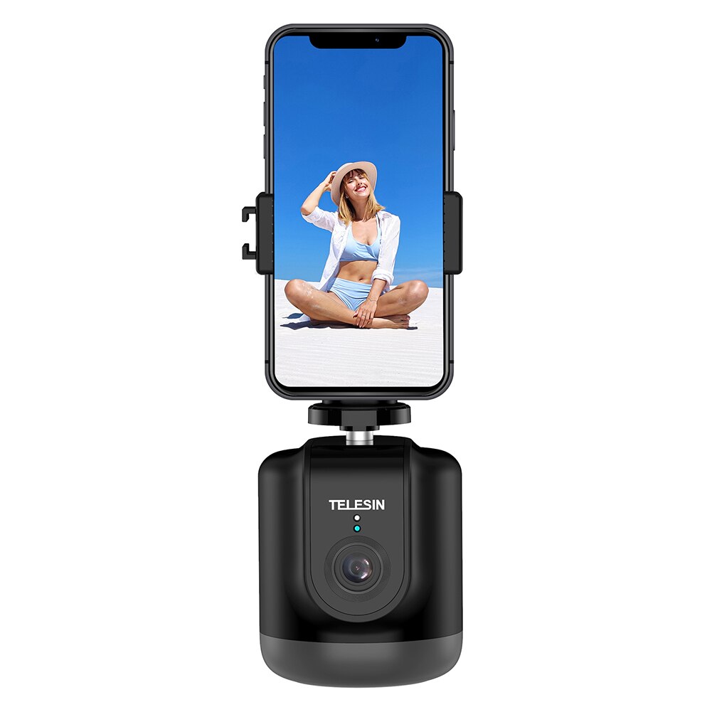Afstandsbediening Telefoon Selfie Stick Mount Houder Auto Gezicht Tracking Gimbal Stabilizer 360 Smart Ai Auto Tracking Camera