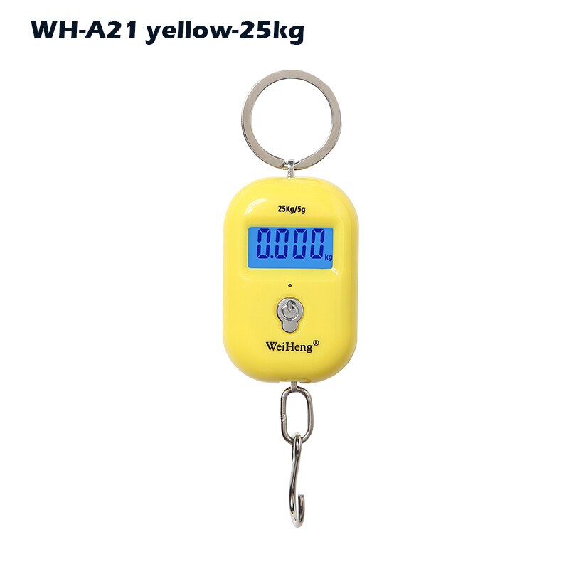 50kg X 10g Mini Digital Waage Für Gepäck Angeln Reise Gewichtung Steelyard Hängen Elektronische Haken Skala Küche Gewicht werkzeug: C4-25kg