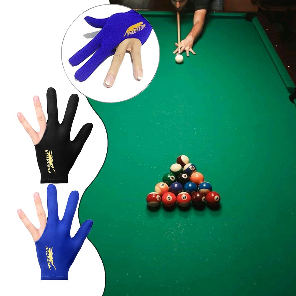 Gants de Batteur de Piscine Predator, Ultra Soyeux, Respirants, Antidérapants, artificiel astiques à 3 Doigts, Double Couture, Magasins