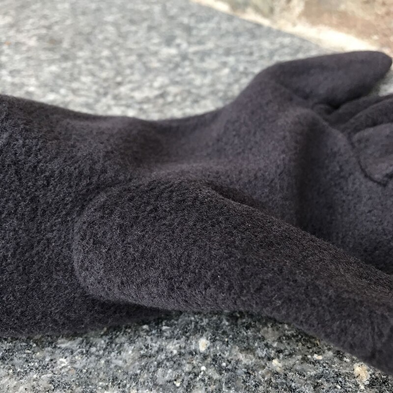 Tonåringar vuxen andas svart vante vandringshandskar vintersport varm fleecehandske vattentät helfinger termiska utomhushandskar