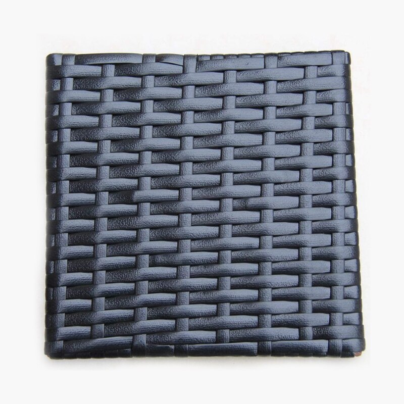 Rattan intrecciato, materiale di riparazione in vimini di plastica per sedia da giardino tavolo nero mobili da giardino cestino portaoggetti tessuto a mano fai-da-te