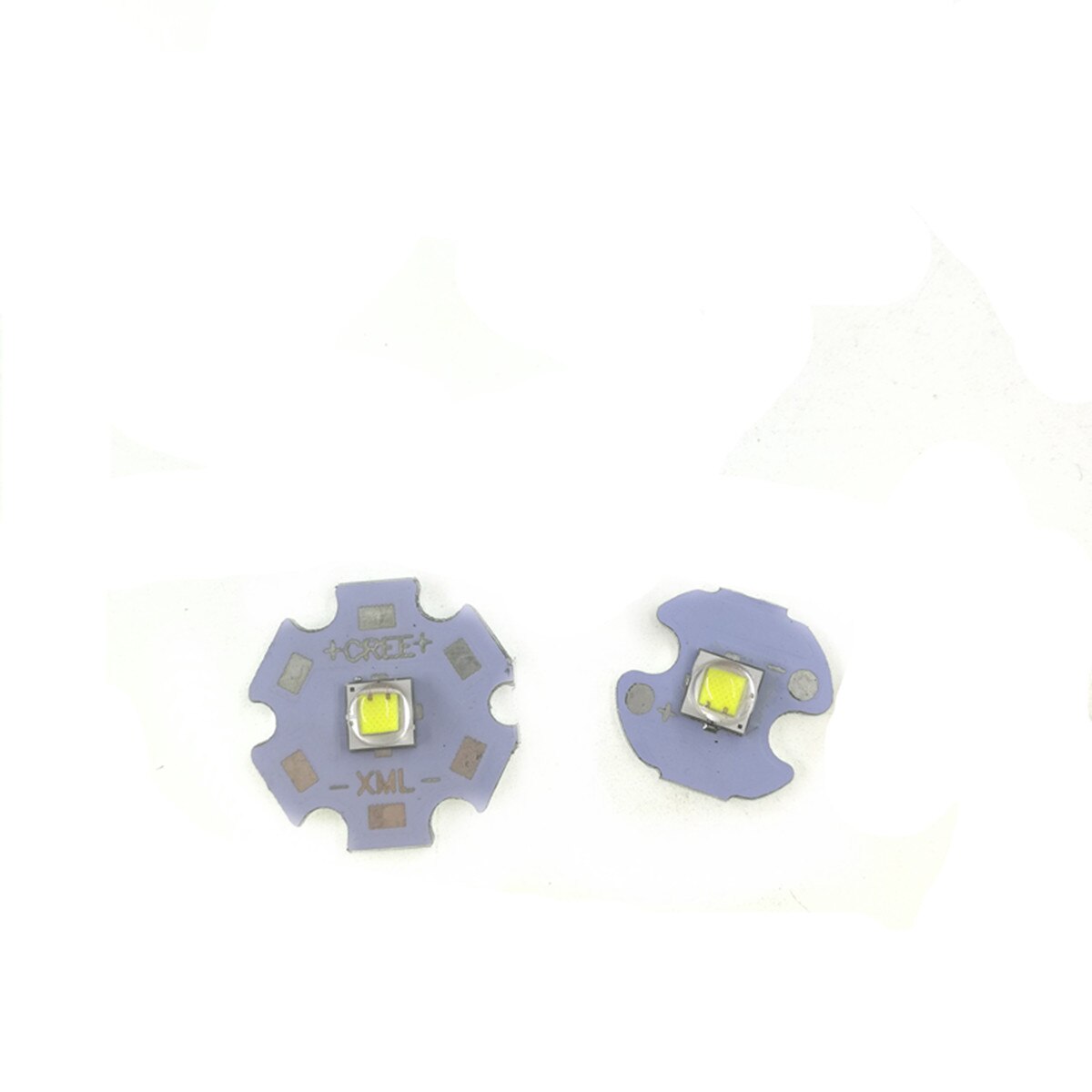 Cree XLamp XM-L2 XML2 T6 10W blanco frío 6500K alta potencia LED emisor de luz diodo para linterna en 16mm negro o blanco PCB